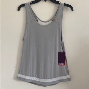 Zella Grey Wolf Tank Size Small